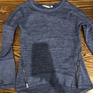 Athletes blue sweatshirt